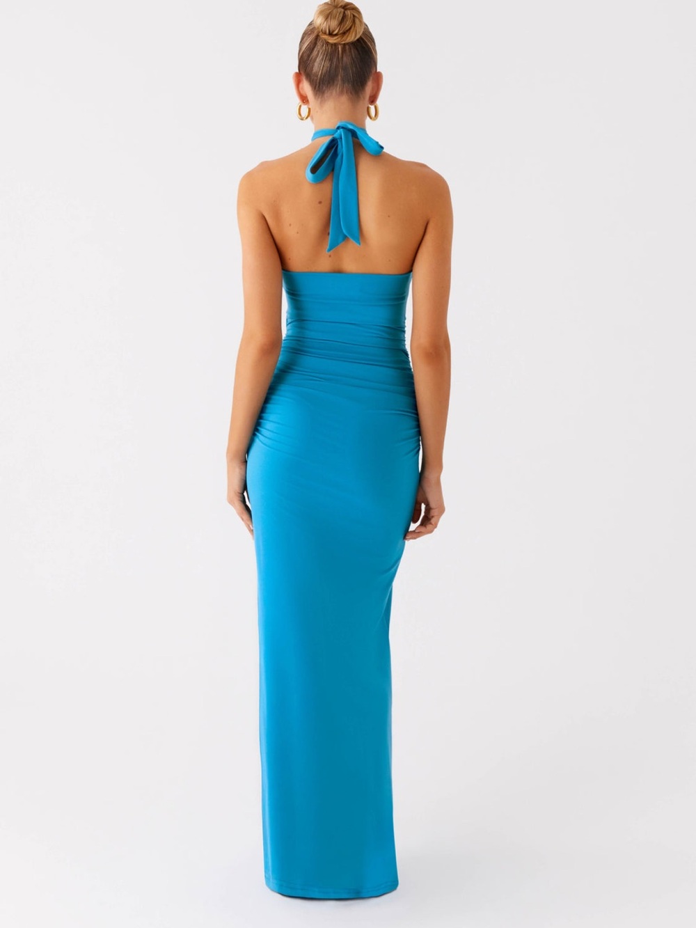 Peppermayo Blue Halter Maxi Dress - Picture 2 of 2